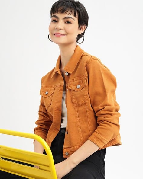 Buy Rust Jackets Coats for Women by SHOWOFF Online
