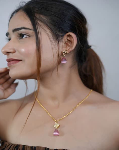 Buy Pink Fashion Jewellery for Girls by Harini Online
