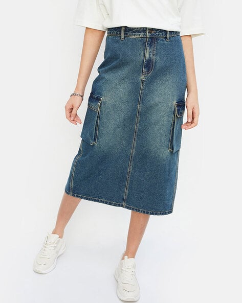 Buy Blue Skirts for Women by MAX Online