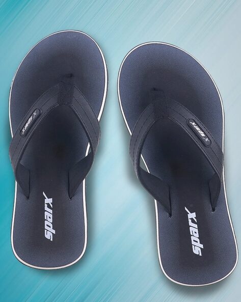 Buy Black Flip Flop Slippers for Men by Sparx Online Ajio