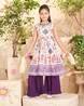 Girls Ethnic Wear Lotus Bloom (Purple)