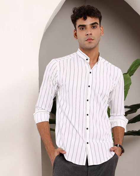 Men Striped Regular Fit Shirt