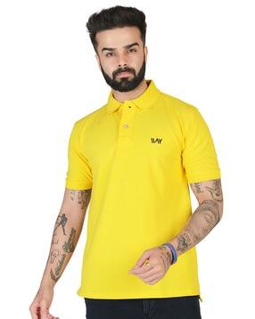 Watay Men Regular Fit Polo T-Shirt