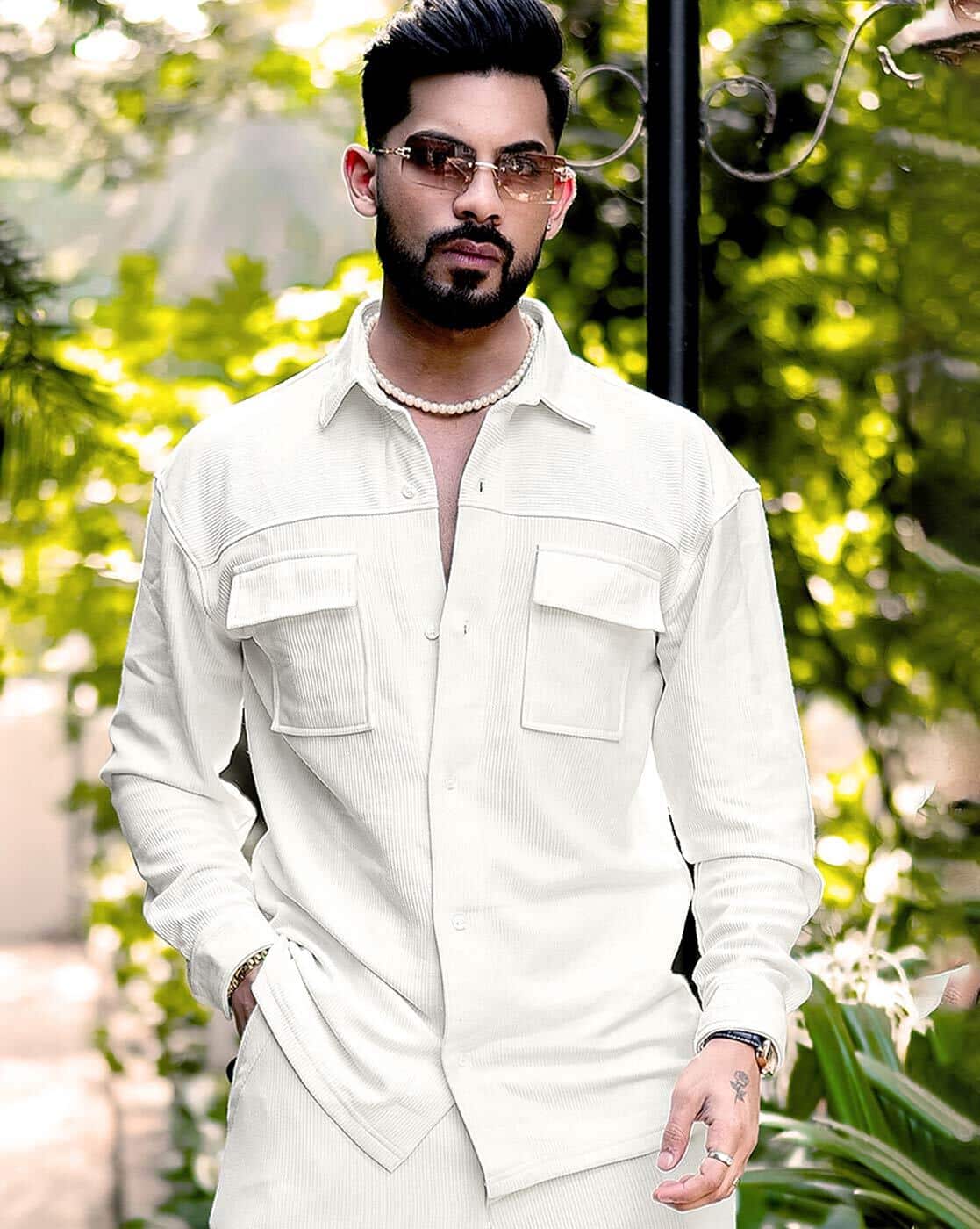 Buy Cream White Shirts for Men by MANIAC Online | Ajio.com
