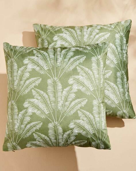 Leaf print cushions best sale