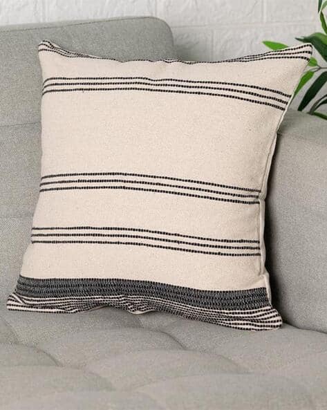 Striped Square Cushion Cover 16