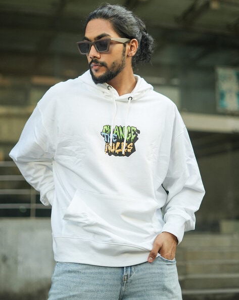 Buy White Sweatshirt Hoodies for Men by Maniac Online Ajio