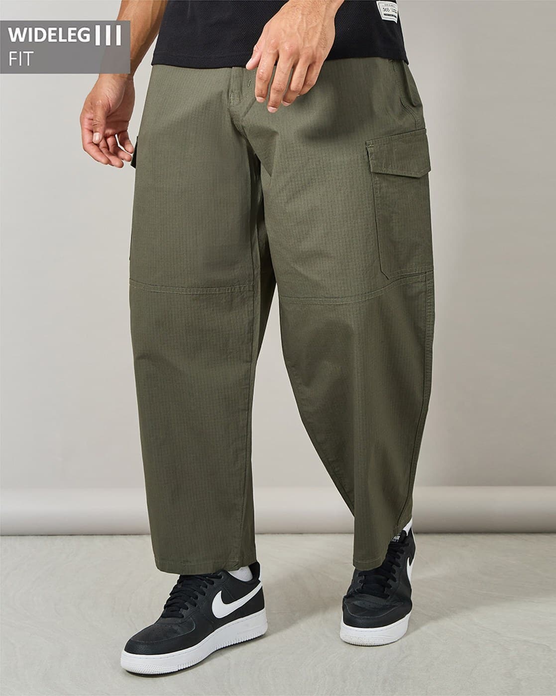 OMMOカーキ38 OMMO】NECK GATHER BALLOON CT KHAKI 38