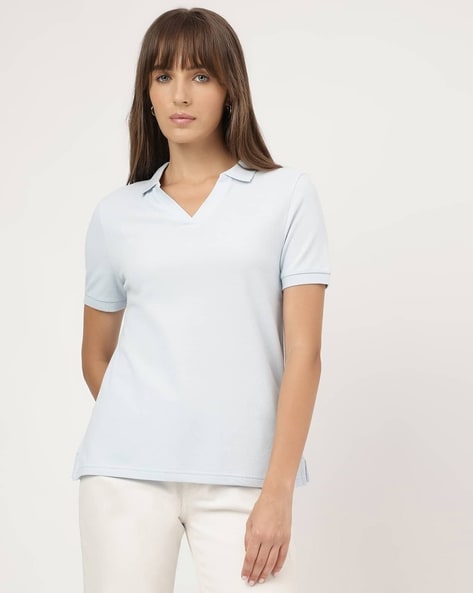 Marks and spencer ladies polo shirts best sale