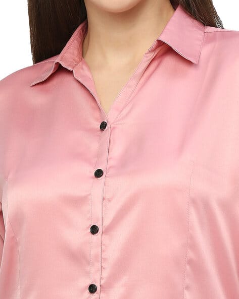 pink rose gold shirt