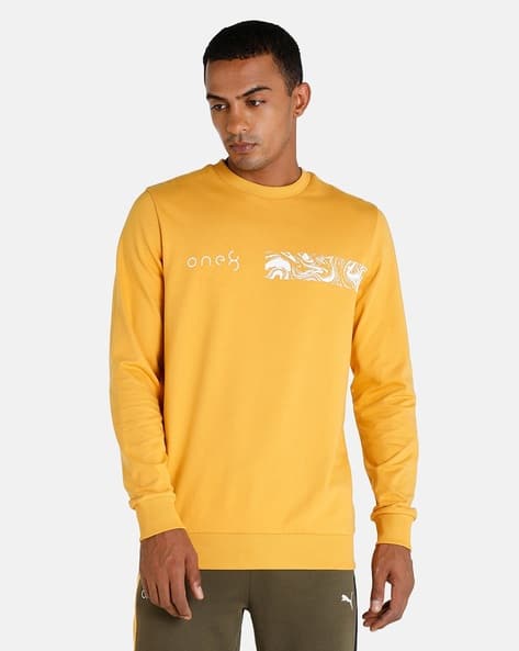 Men Graphic Print Slim Fit Sweatshirt