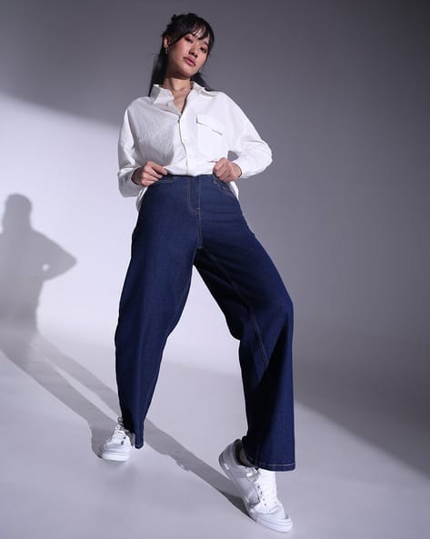 Buy Dark Blue Jeans Jeggings for Women by HUBBERHOLME Online