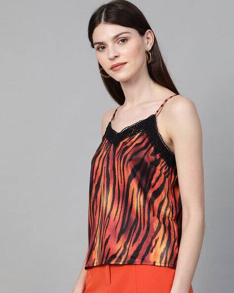 Buy Brown Tops for Women by ORCHID BLUES Online