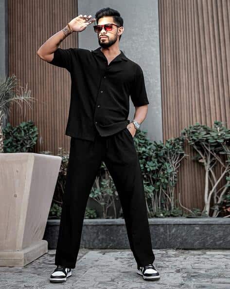 Men Co-ord Set with Short Sleeves