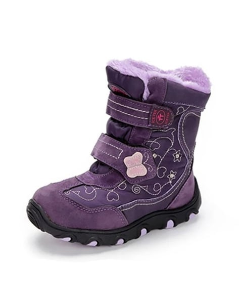 Purple calf boots best sale