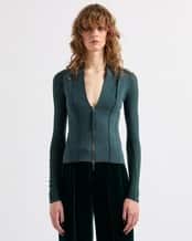 Wide-Neck Regular Fit Blazer