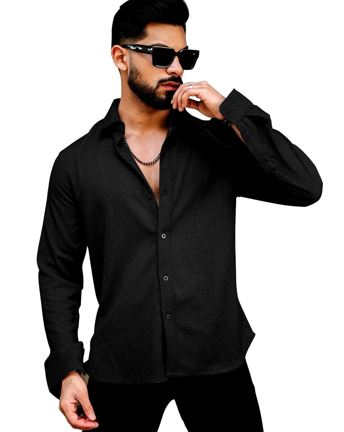 Buy Black Shirts for Men by MANIAC Online | Ajio.com