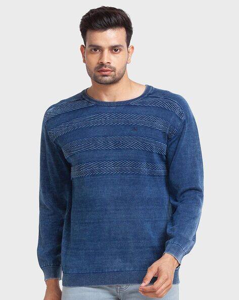 Colorplus Striped Crew-Neck Pullover