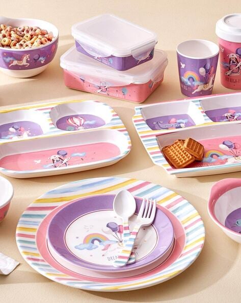 Kids melamine dinner set hotsell