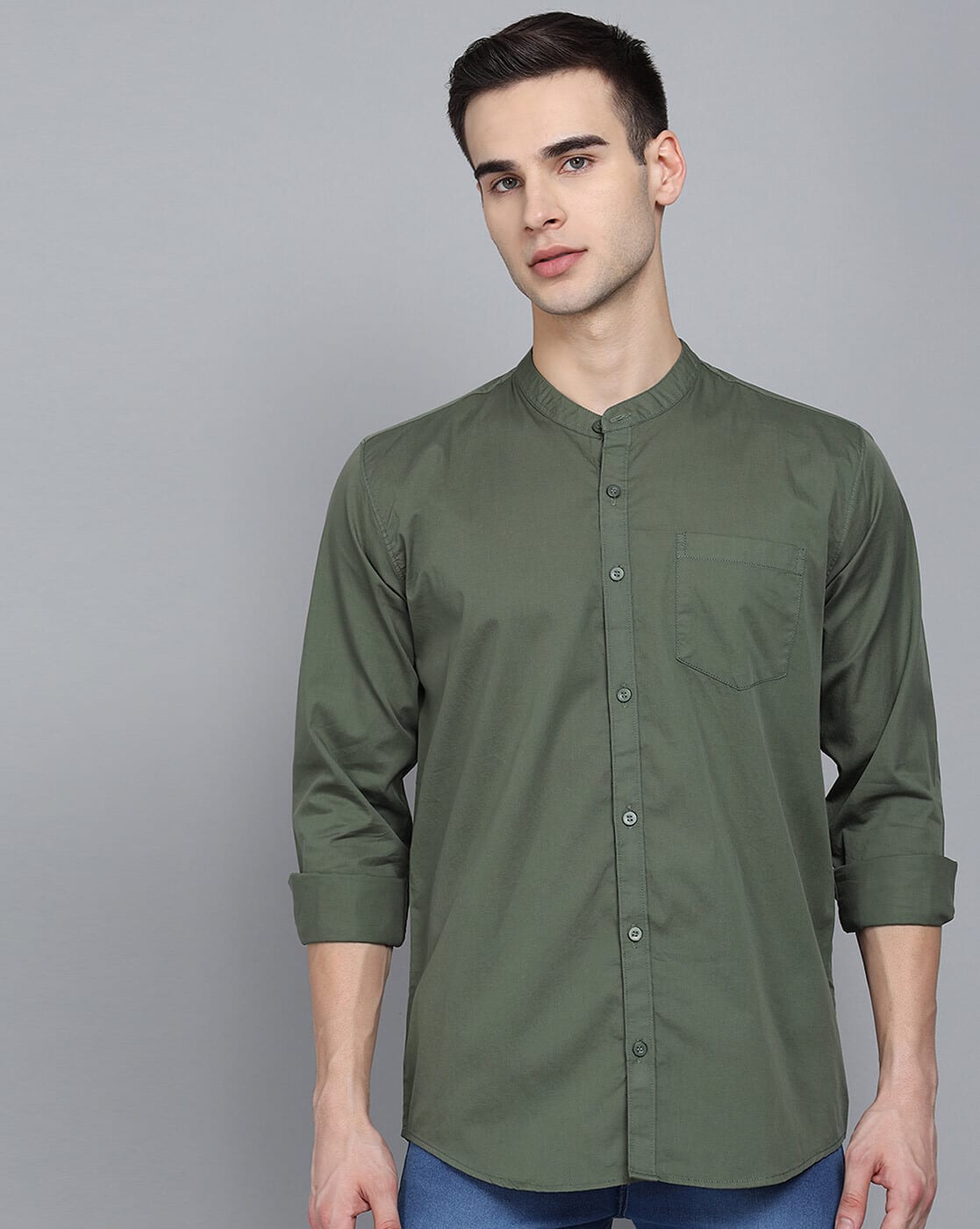 Buy Olive Shirts for Men by STUDIO NEXX Online | Ajio.com