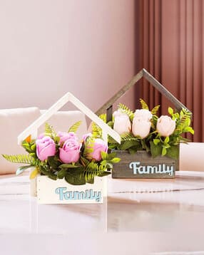 the better home Set of 2  Plastic Artificial Flowers-picture-25