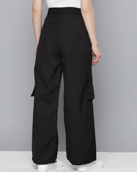 Women Cargo Pants with Flap Pockets