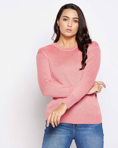 Buy Pink Sweaters Cardigans for Women by OCTAVE Online Ajio