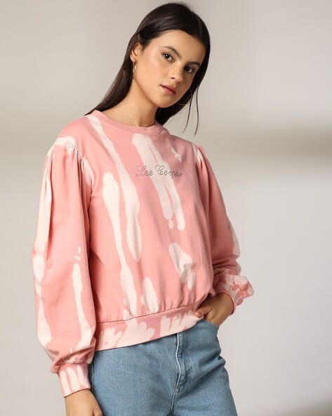Lee Cooper Women Printed Regular Fit Crew-Neck Sweatshirt