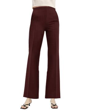 Mid-Rise Slim Fit Trousers
