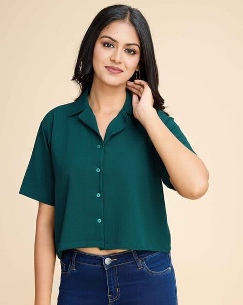 Buy Green Shirts for Women by Choiceit Online