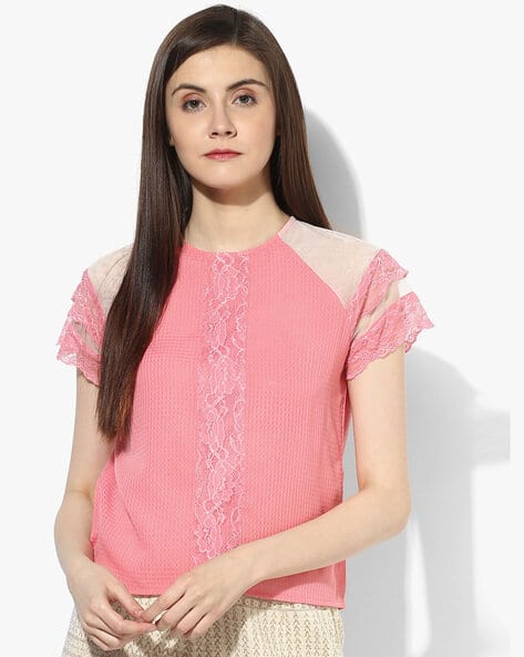 Buy Pink Tops for Women by LA LOFT Online