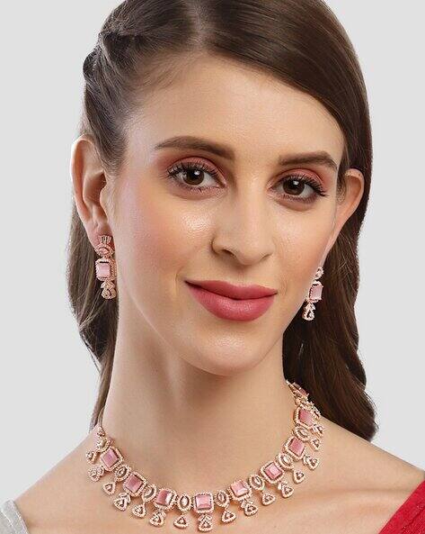 Buy Rose gold FashionJewellerySets for Women by Karatcart Online