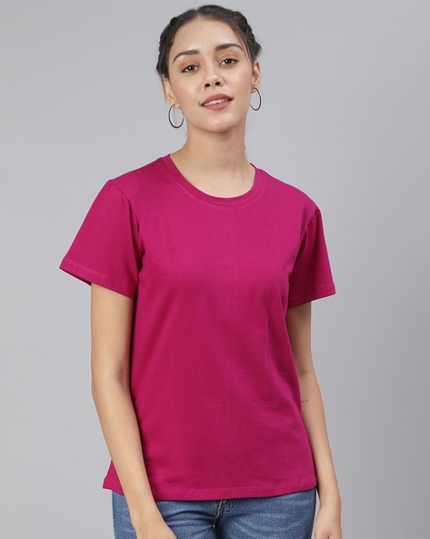 Magenta t shirt hotsell