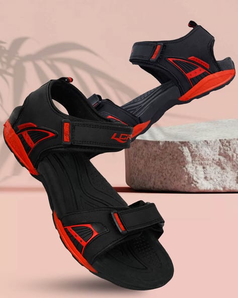 Open-Toe Slip-On Sandals with Velcro Fastening