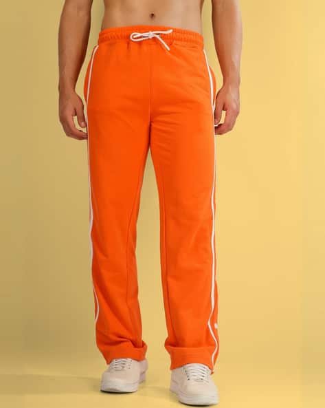 Buy Orange Track Pants for Men by WEARDUDS Online