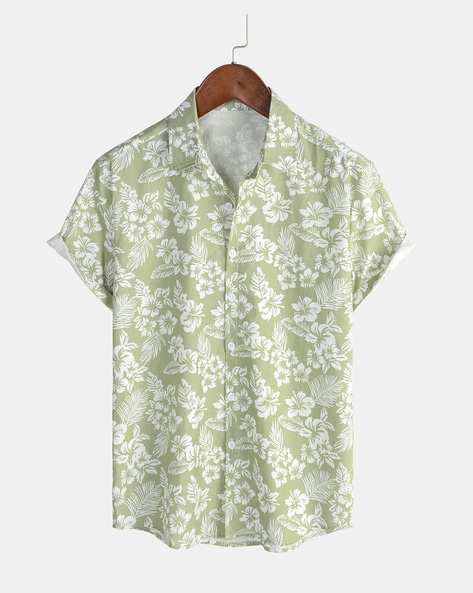 Men Floral Print Regular Fit Shirt