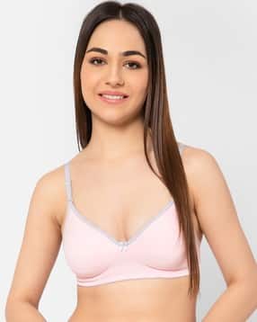 clovia Women Solid Padded Full Cup Wirefree T-shirt Bra-picture-13