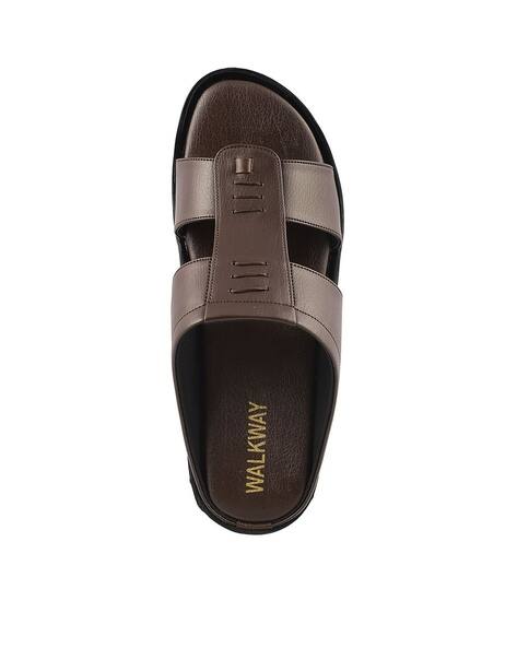 Buy Brown Flip Flop Slippers for Men by Walkway Online