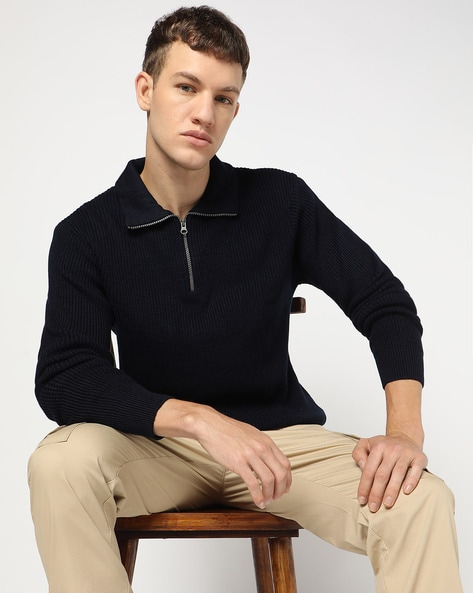 Men Knitted Regular Fit Sweater