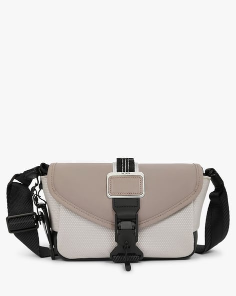 Buy TUMI Alpha Bravo Compass Flap Crossbody Bag Beige Color Men