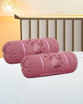 hargunz Set of 2 Embroidered Bolster Covers 32" x 16"-picture-12