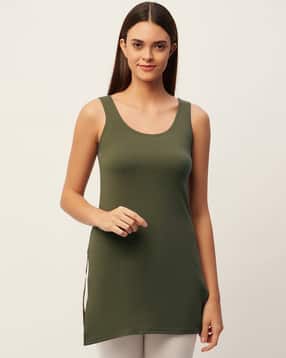 lady lyka Scoop-Neck Cotton Dress Slip-picture-22