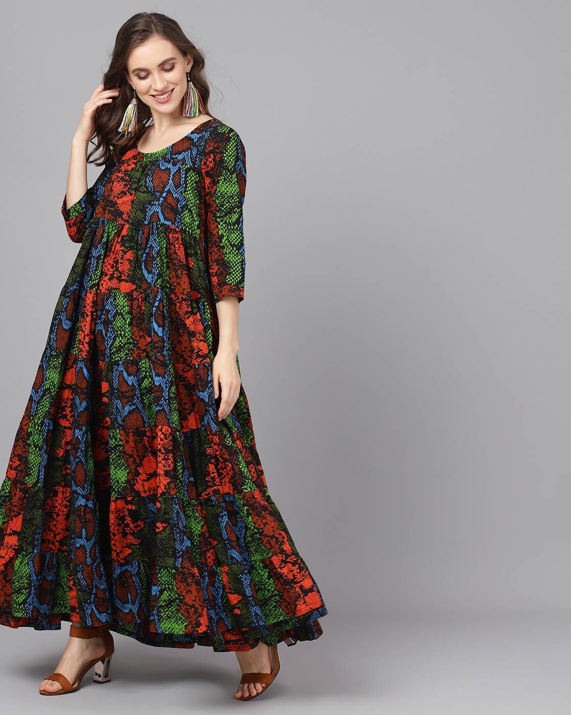 Buy Multicoloured Dresses for Women by AKS Online Ajio