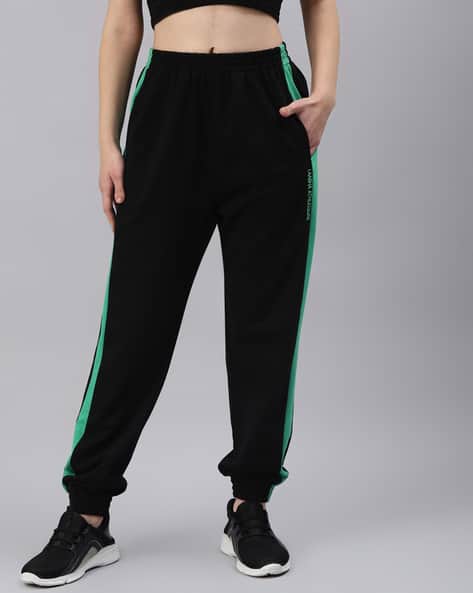 Buy Black Track Pants for Women by LAABHA Online