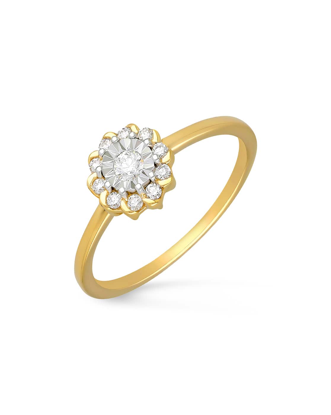 Buy Yellow Gold Rings for Women by Malabar Gold Diamonds Online