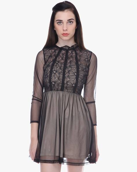green emerald velvet dress Buy LA Loft White Color Mini Plain/Solid V-Neck Polyester Fabric Sleeve Embroidered  Dress for Women at Amazon.in