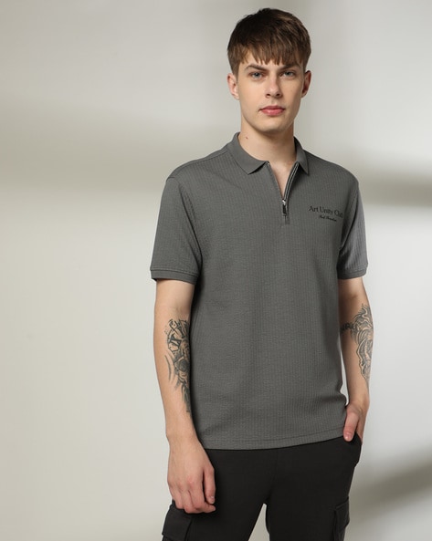 Men Regular Fit Polo T-Shirt