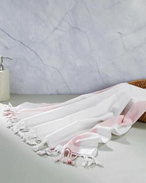 fabindia Striped Cotton Bath Towel 59" x 29"-picture-16