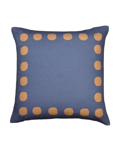 Indie Eye Home Blue Story Polka Dot Cushion Covers 17" x 17"