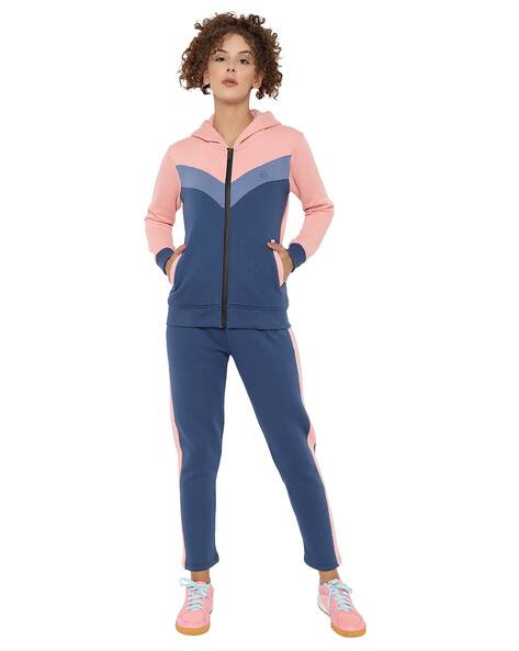 nike colour block tracksuit womens